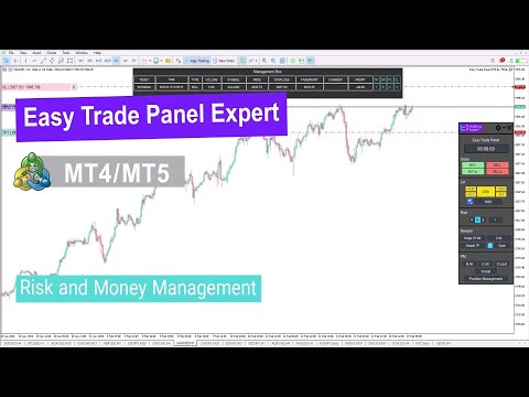 Easy Trade Panel Expert MT4 - [Trading Finder]