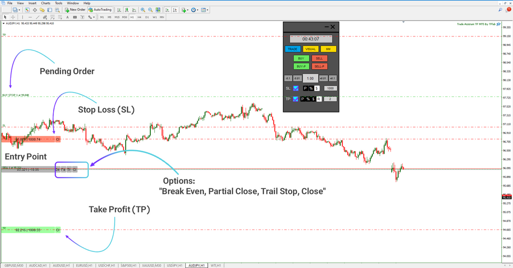Trade Assist TF Expert for MetaTrader 4 Download [TFlab]