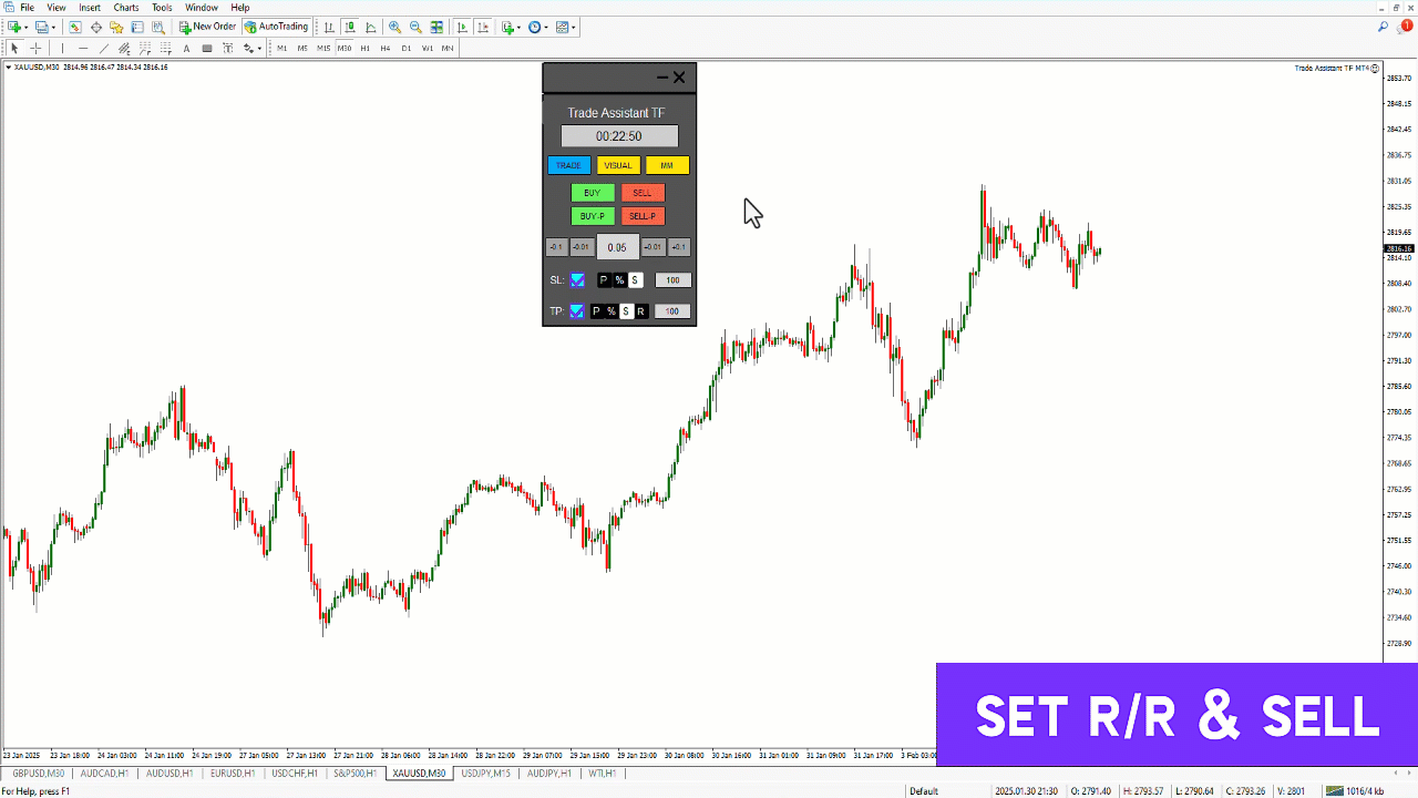 Trade Assist TF Expert for MetaTrader 4 Download [TFlab]