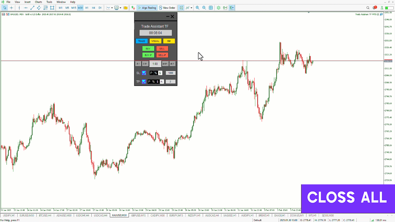 Trade Assist TF Expert for MetaTrader 5 Download [TFlab]