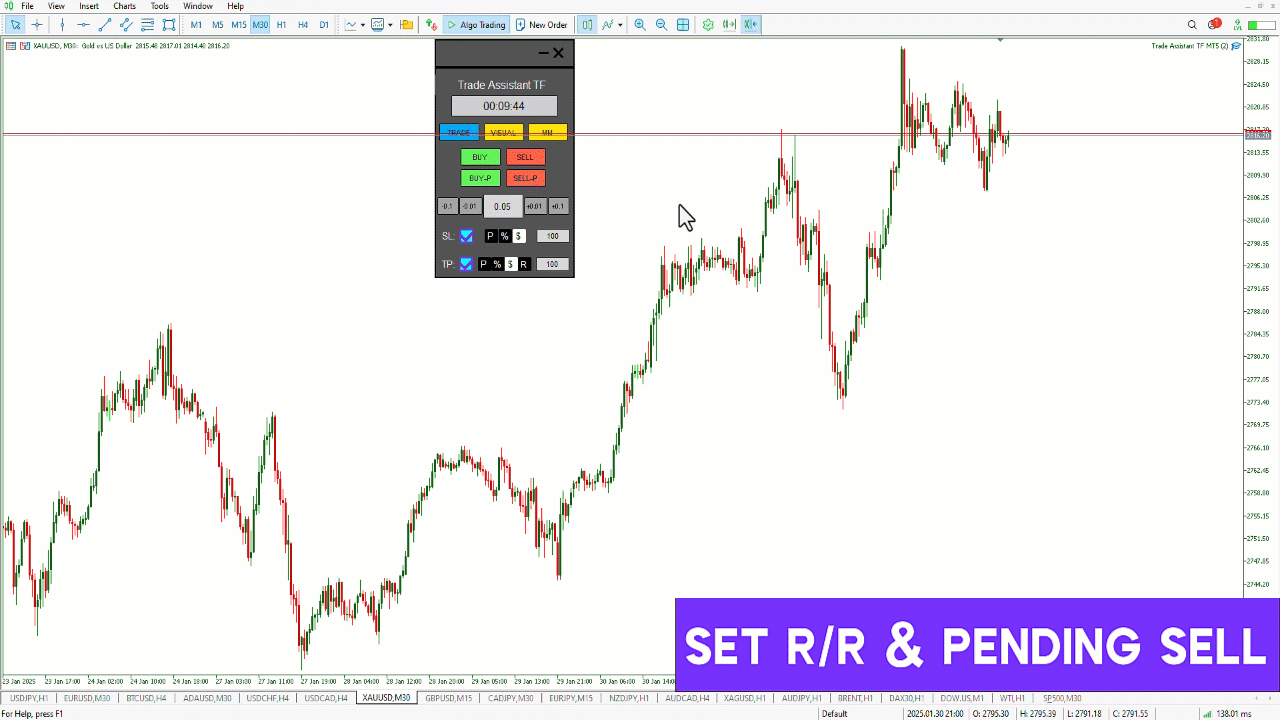Trade Assist TF Expert for MetaTrader 5 Download [TFlab]
