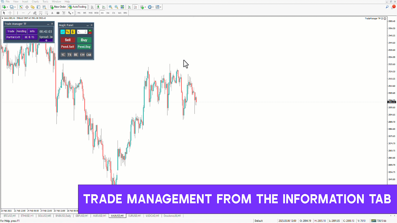 Trade Manager TF Expert MetaTrader 4 Download [TradingFinder]